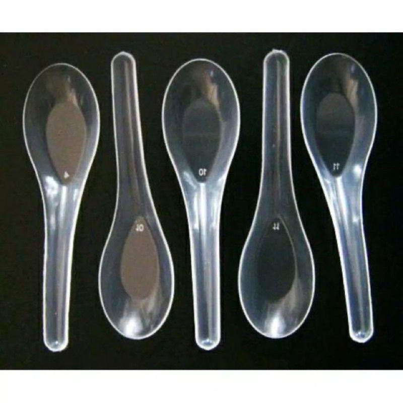 Sendok plastik bebek bening natural bahan original food grade