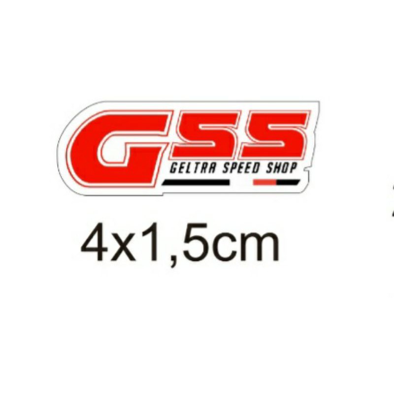 

sticker GSS laminasi + cutting