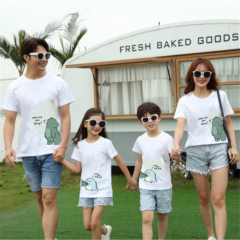kaos family gambar dinosaurus baju seragam keluarga keren Big Dino Standar