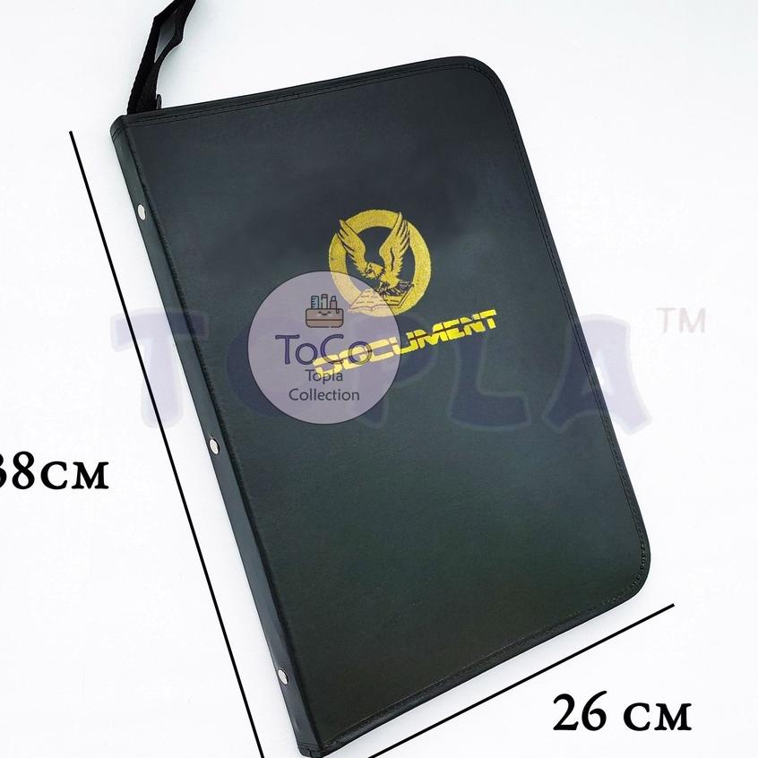 

Best! TOPLA Document Keeper Penyimpan Map Dokumen File Folio Map Plastik Folder Resleting Anti Air 20F 40F 60F ..