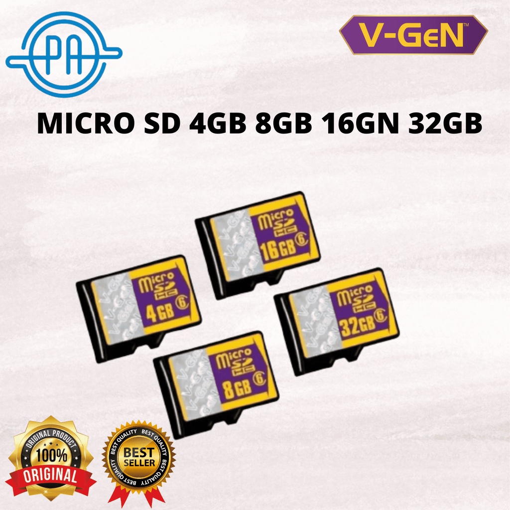 MICTO SD 4G 8G 16GB 32GB / KARTU SD V GEN MEMORY CARD V GEN CLASS 6