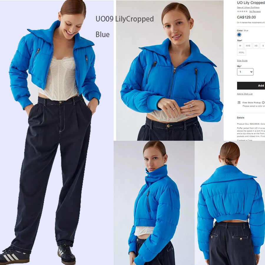 UO09 LILY PUFFER JACKET Outerwear Jaket Branded