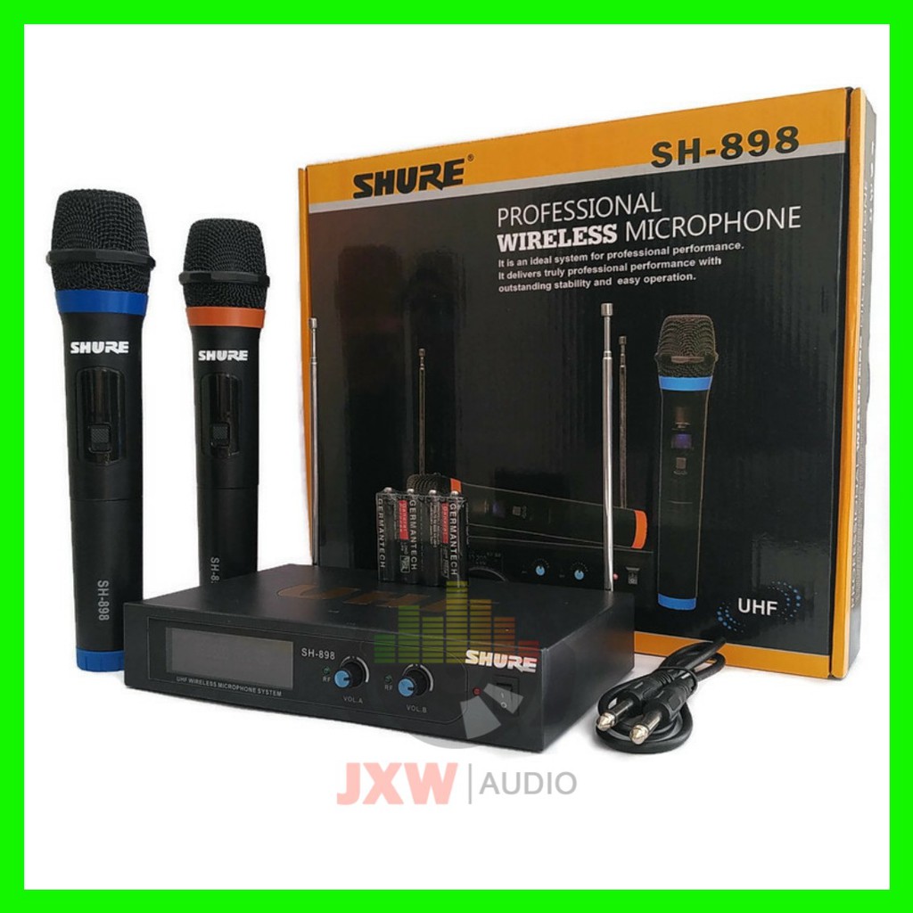 MIC WIRELESS SHURE SH-898 / MICROPHONE WIRELESS SHURE SH-898 / MIC SHURE SH898 HANDHELD