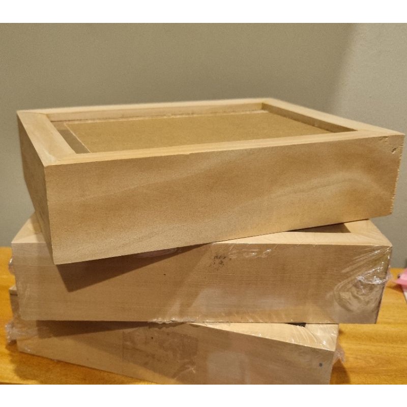 Frame 3D kayu Akrilik uk 5R/ 13x18cm