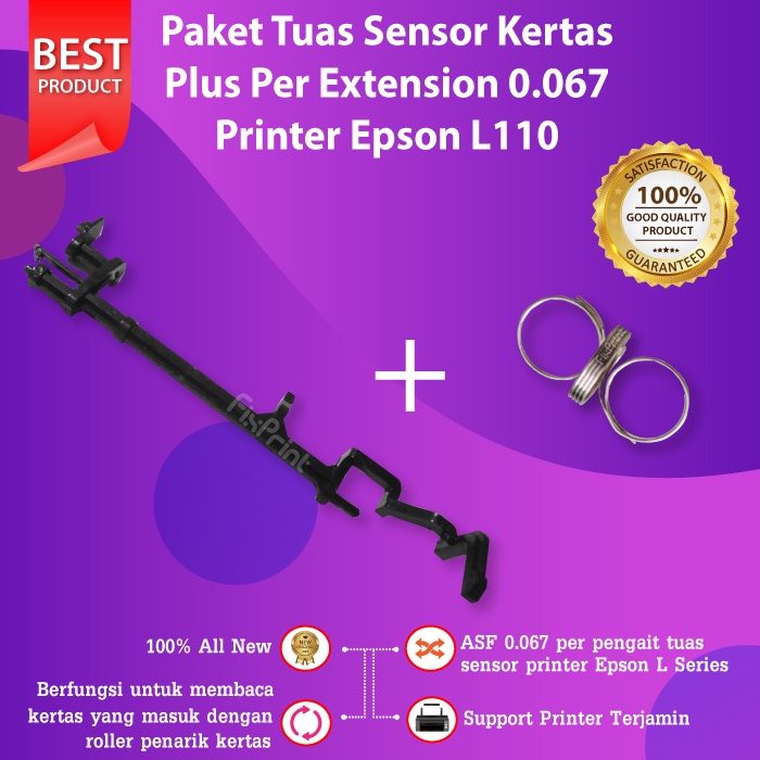 Tuas Sensor Kertas + Per Extension 0.067 Printer Epson L110 L210 L360 Epson L110, L210, L300, L350, L355, L550, L220, L310, L360, L365, L380, L385, L405, L455, L565, L555