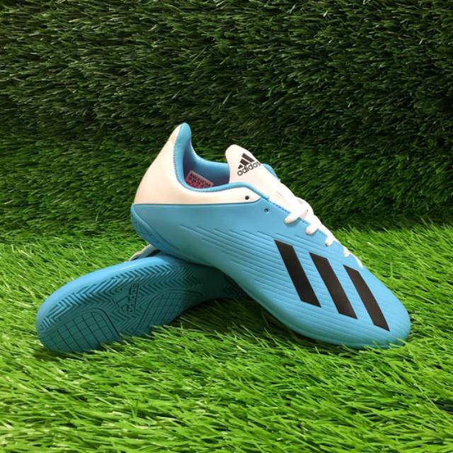 Sepatu Futsal AdidasX Next Gen 19.3 White Sky Blue BNIB