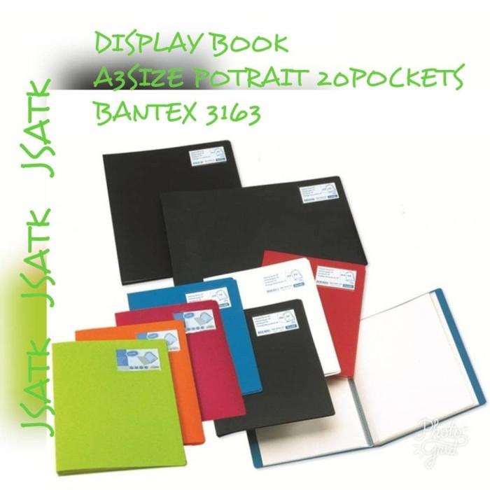 

Paper | Display Book A3Size Potrait Landscape 20Pockets Bantex 3163 N 3164 Murah Baru