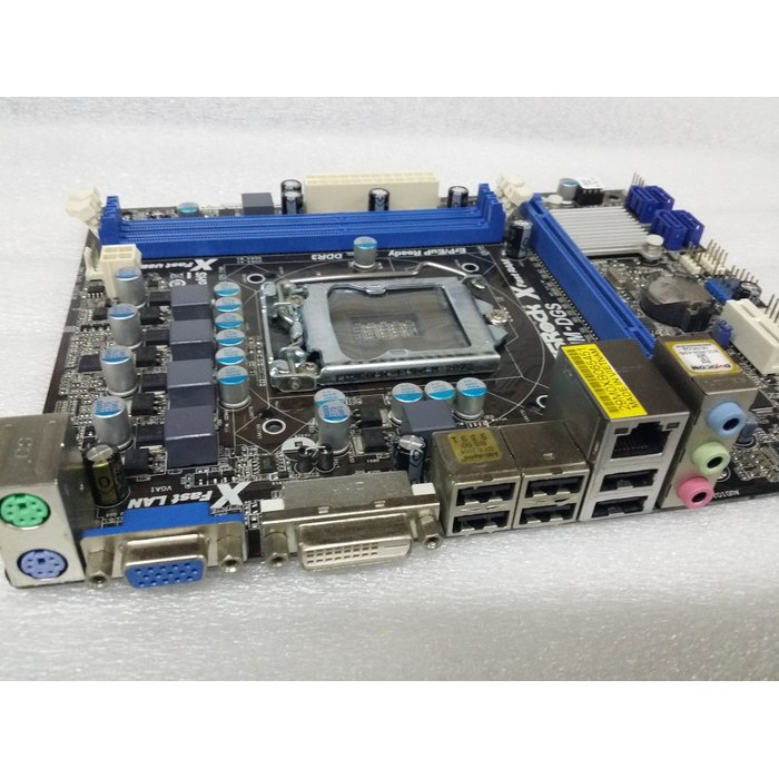 Motherboard Mainboard Mobo H61 LGA 1155 Asrock + i5 3470 + Ram