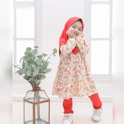 Baju Anak Taalia Legging Set / Baju Muslim Anak Perempuan eLBi Cantik 1-6 Tahun / Gamis Anak