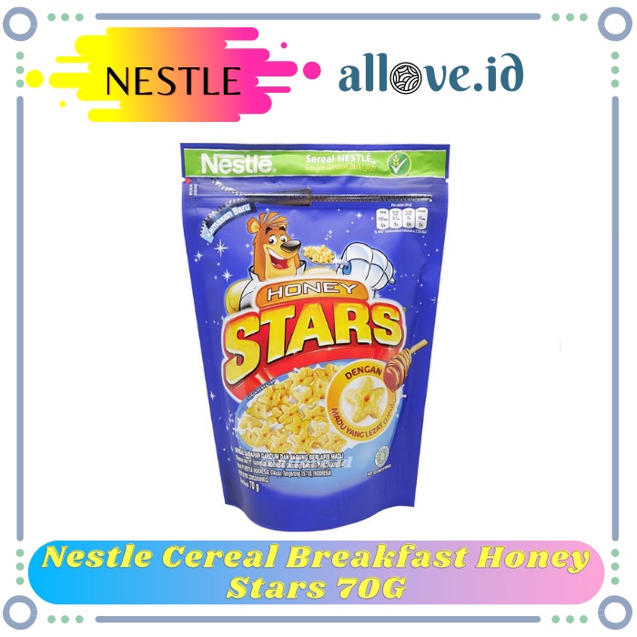 

Nestle Cereal Breakfast Honey Stars 70G