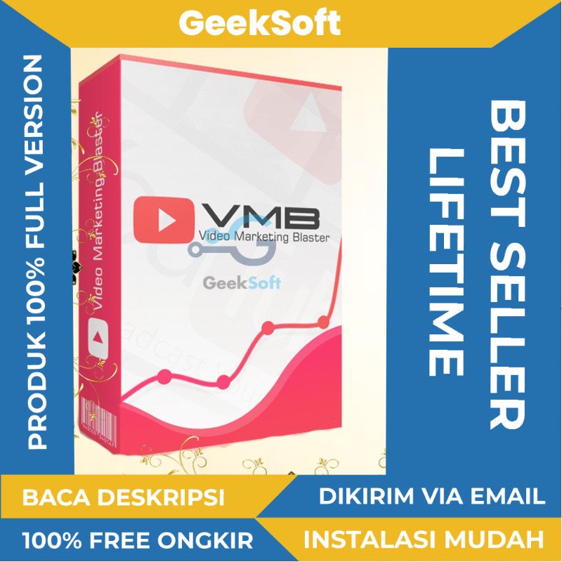 [FULL VERSION] VMB Video Marketing Blaster - GARANSI AKTIVASI - Alat pemasaran video untuk optimisasi SEO dan traffic