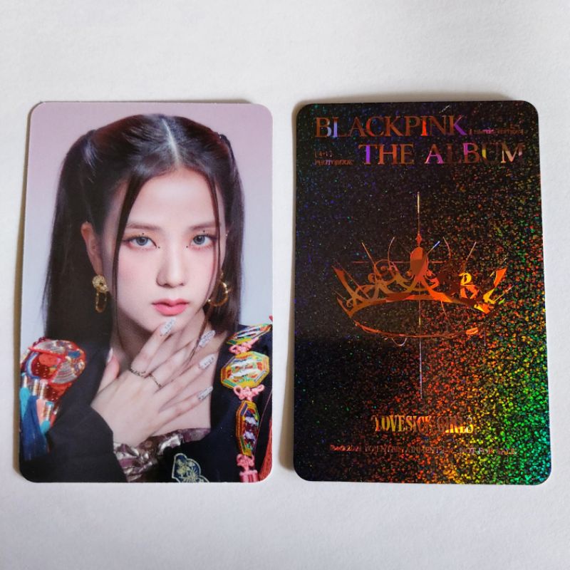[LIMITED EDITION] JISOO BLACKPINK [4+1] PHOTOCARD OFFICIAL THE ALBUM PHOTOBOOK HYLT HANBOK PC BENEFI