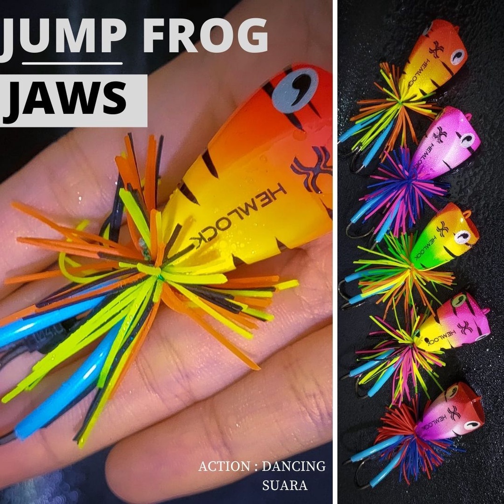JAWS JUMP FROG UMPAN CASTING TOMAN / GABUS