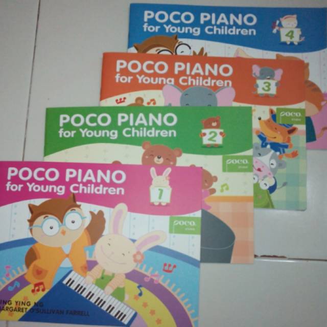 Buku Poco Piano 1 paket seri 1-4 by Ying Ying Ng