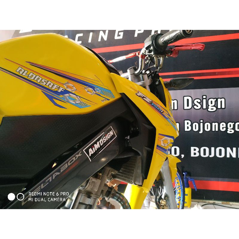 striping transparan hologram vixion FZ 150i