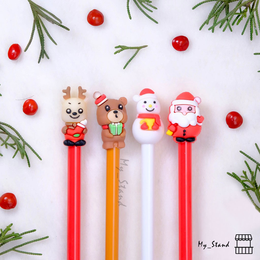 

Satuan 1 & 4 Pcs Pena Natal Bear Santa Rusa Snowman Christmas Xmas Pulpen Pen Teddy Bear Bolpen Karakter Beruang Lucu Olaf Bolpoin Deer Merry Christmas Sinterklas Sinter Clause Souvenir Sekolah Minggu Gereja