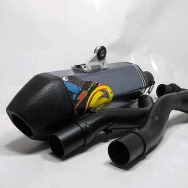 Turun Harga  Knalpot Racing Knalpot Snd Pentagon Klx 150 Hitam