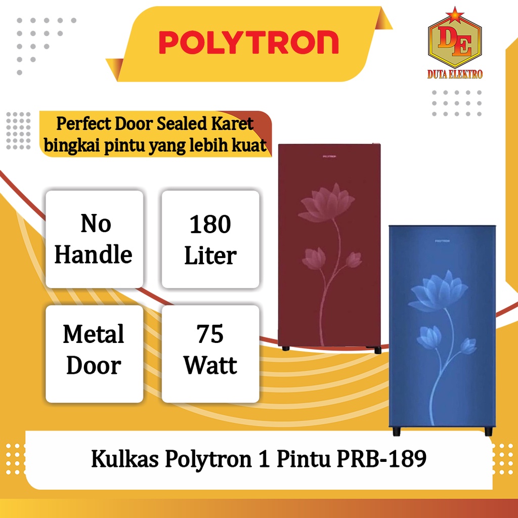 Kulkas 1 Pintu Polytron PRB 189