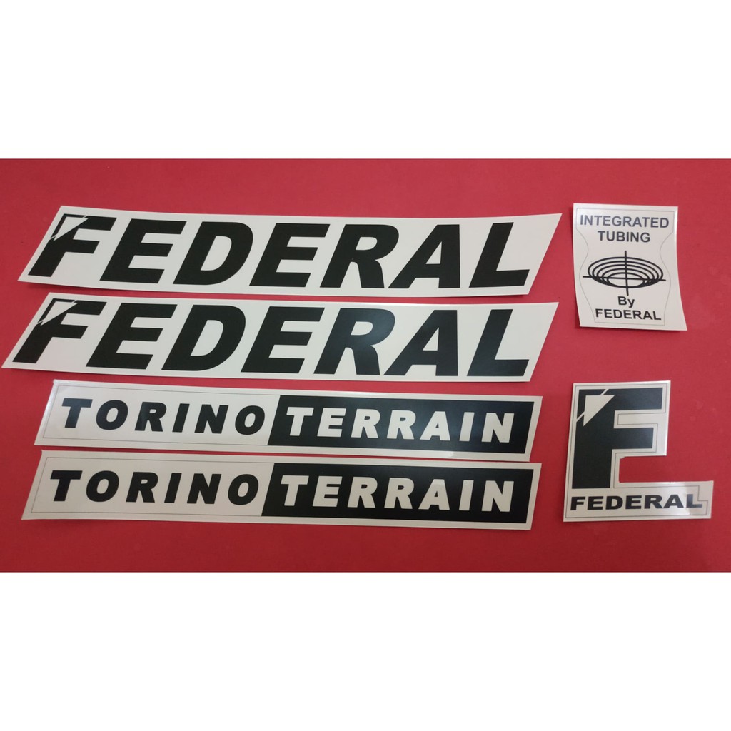 Decal Federal Torino Terrain Warna Hitam