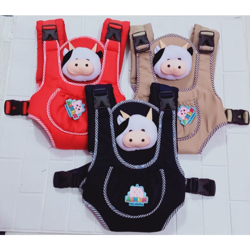 Gendongan Depan Bayi Model Ransel Ainun