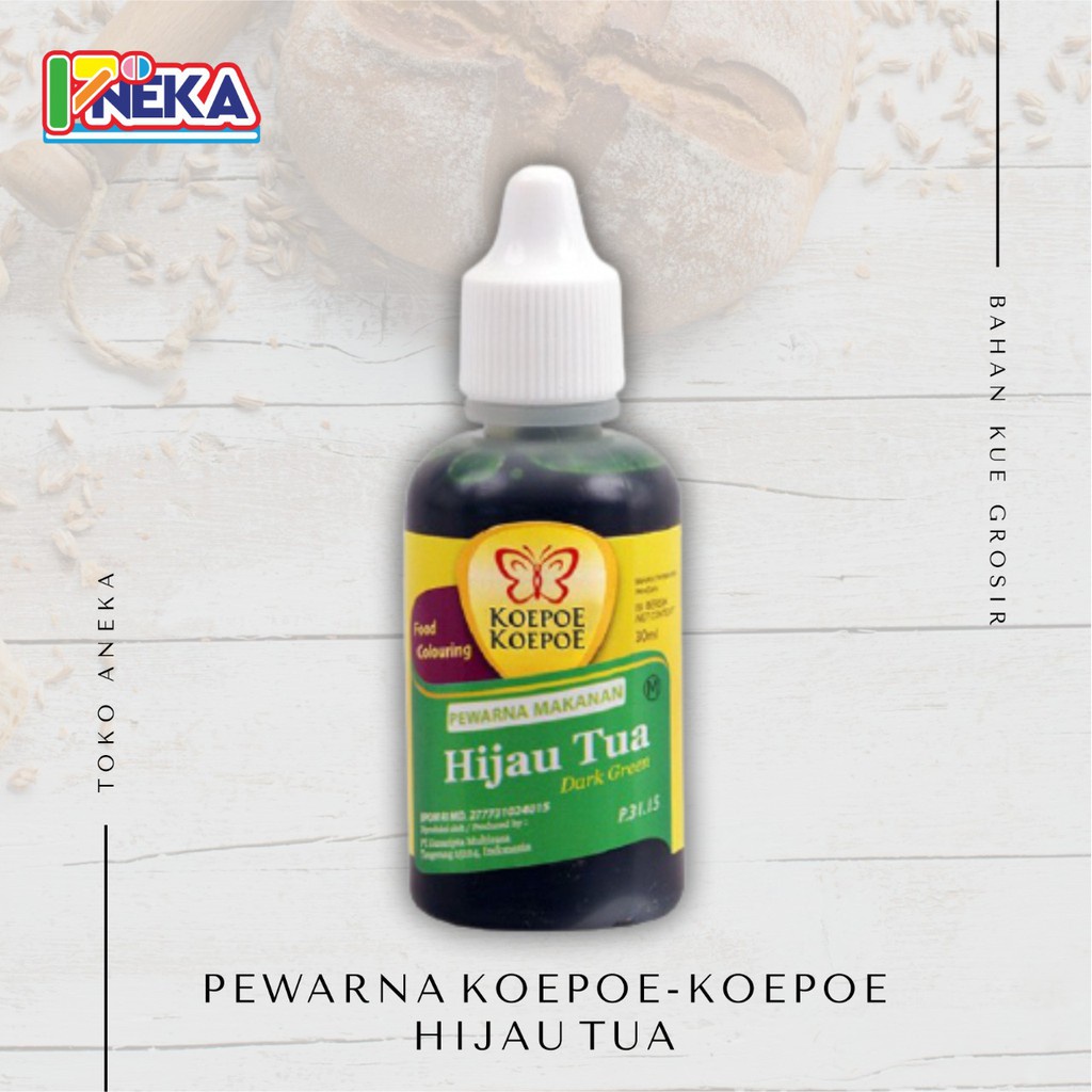 

Pewarna Makanan Hijau Tua Koepoe-Koepoe 1pcs