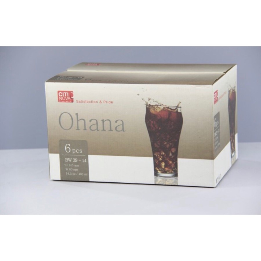 CITINOVA Gelas kaca OHANA - 14.3 Oz/405 ml - CITINOVA OHANA