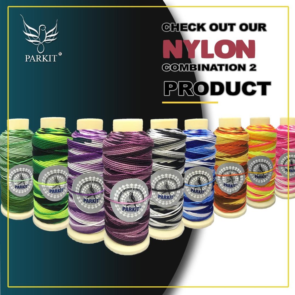 BENANG RAJUT NILON SEMBUR PARKIT D30, SERI-2