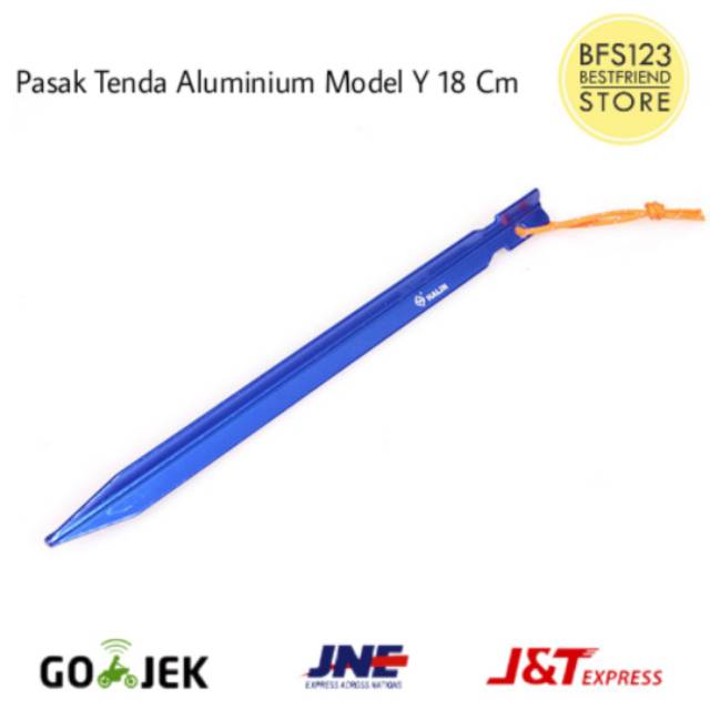 Pasak Tenda Alumunium Ultralight Model Y 18 Cm