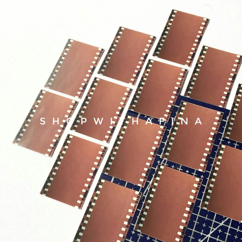 

Sticker Aesthetic | 20 pcs Negative Film Roll TRANSPARAN | SHOPWITHAFINA