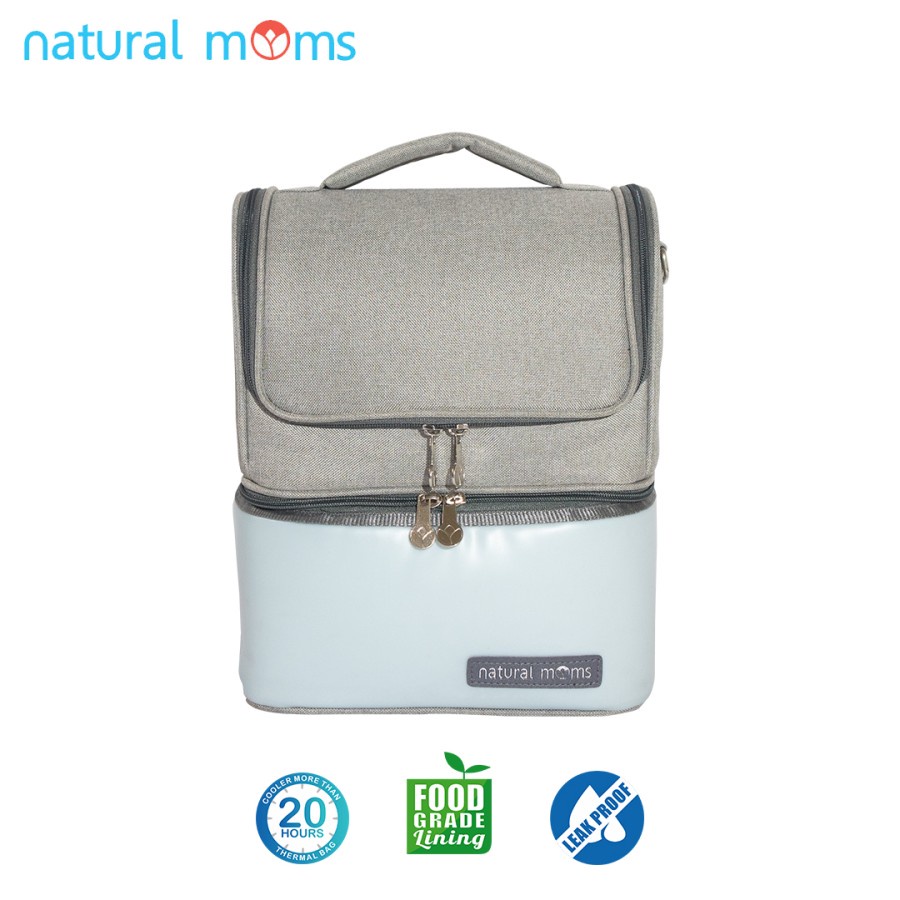 NATURAL MOMS COOLER BAG JLO BLUE