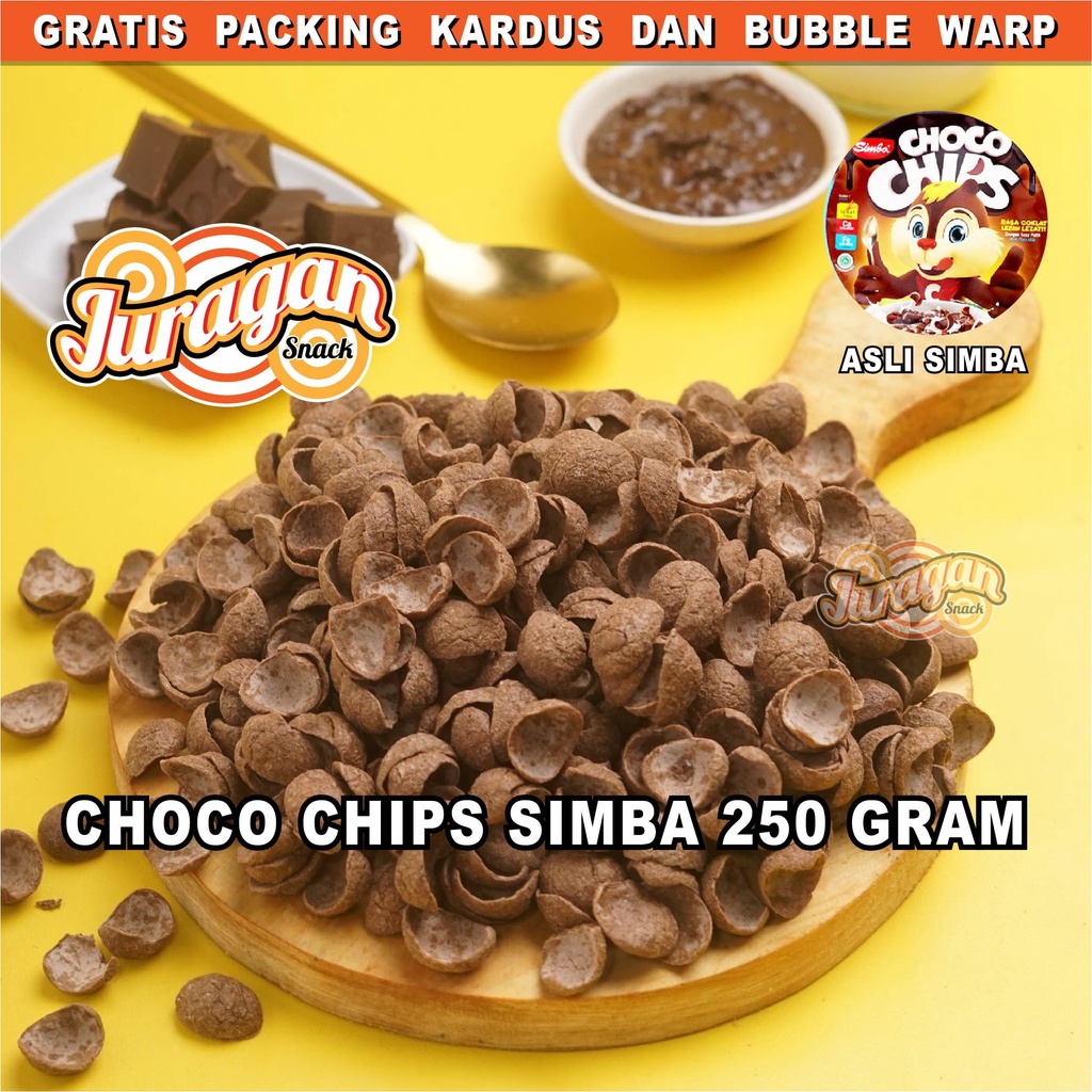 

SEREAL Choco Chips 250g / Choco Crunch snack kiloan makanan ringan jajanan cemilan camilan asin gurih murah