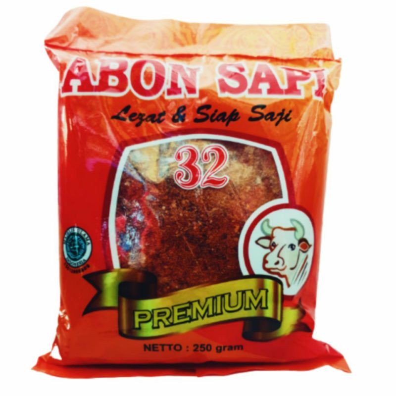 

Abon Sapi Cap 32 (250 gr)