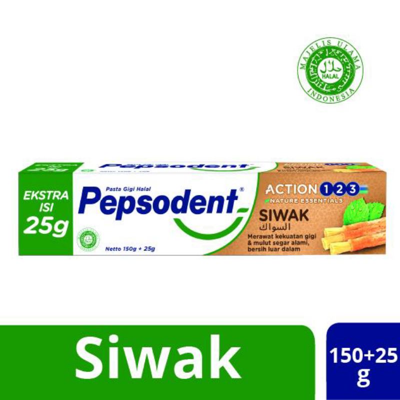 Pepsodent action 123 siwak 150g