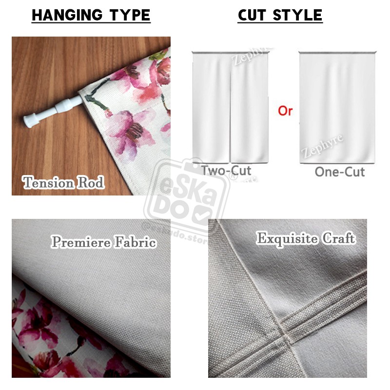 Kain Tirai Pintu / Door Curtain Jepang