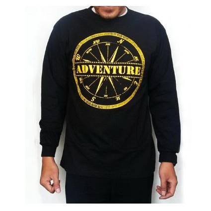 Kaos lengan panjang adventure national geographic compass