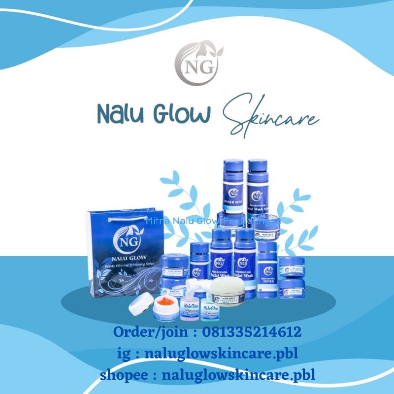 GROSIR NALU GLOW WHITENING SERIES, HARGA DISKONNN
