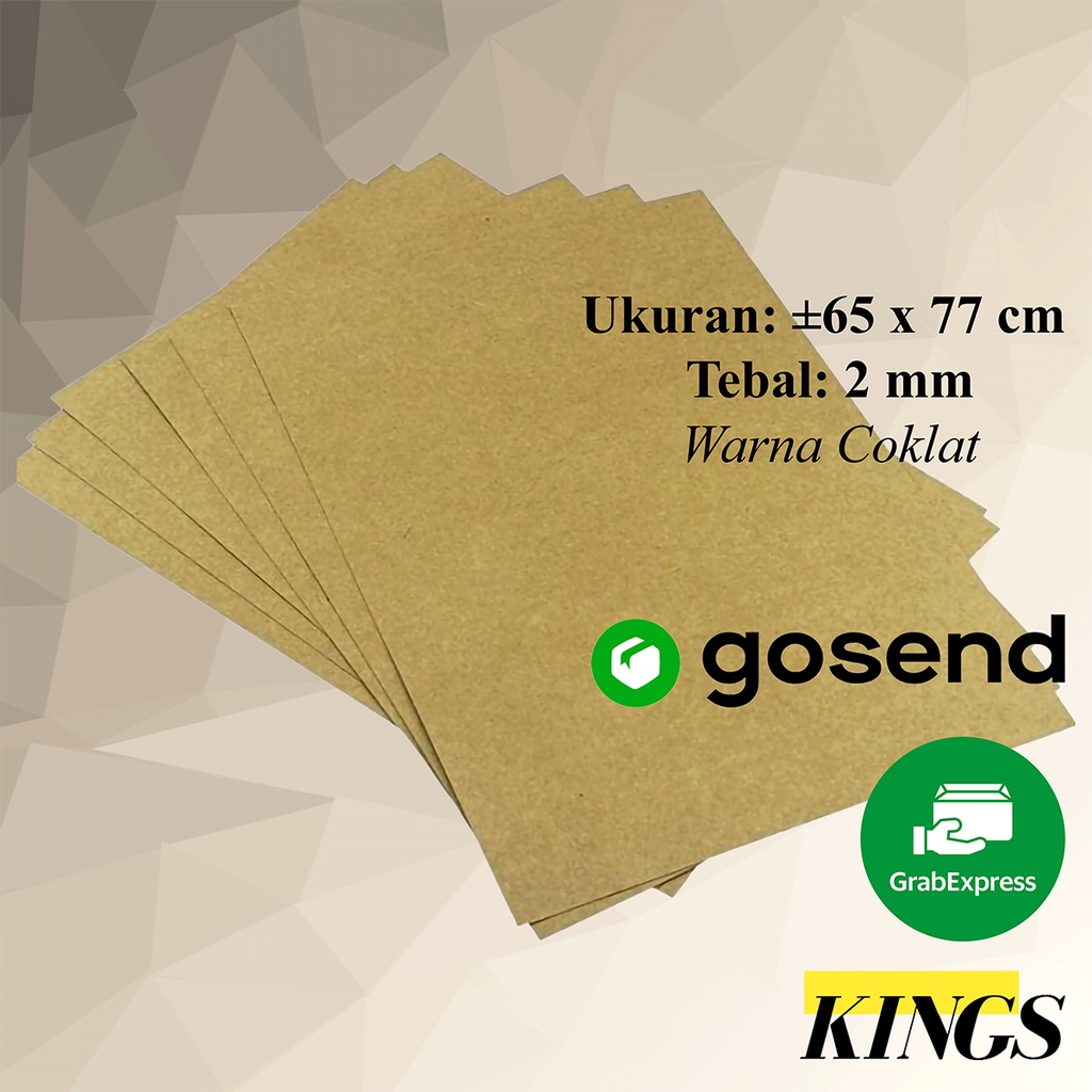 

Karton Duplek Coklat / Duplex Coklat