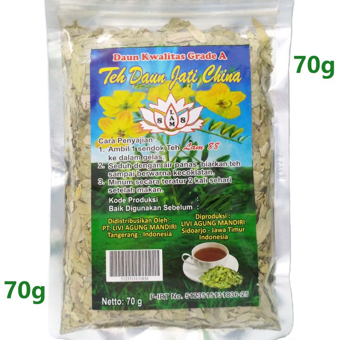 

Teh Daun Jati China 70gr - Slimming Leaf - Teh Daun Jati Cina