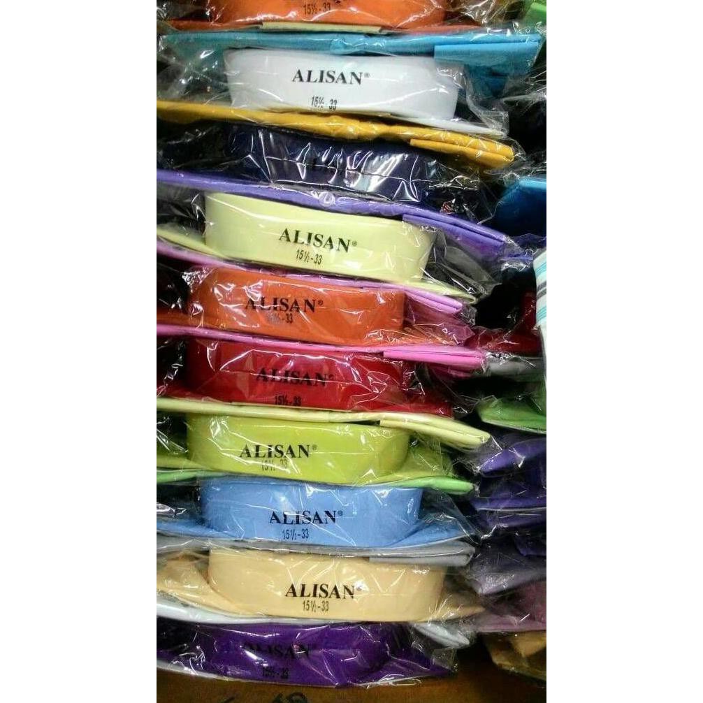 SALE KEMEJA PRIA ALISAN PANJANG SIZE 14.5 - 16 REGULER ( CEK KATALOG WARNA) - HITAM, XL