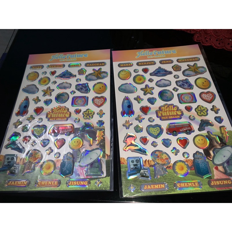 [Ready stock] Hologram Epoxy Sticker + PC Jeno Jaemin NCT DREAM
