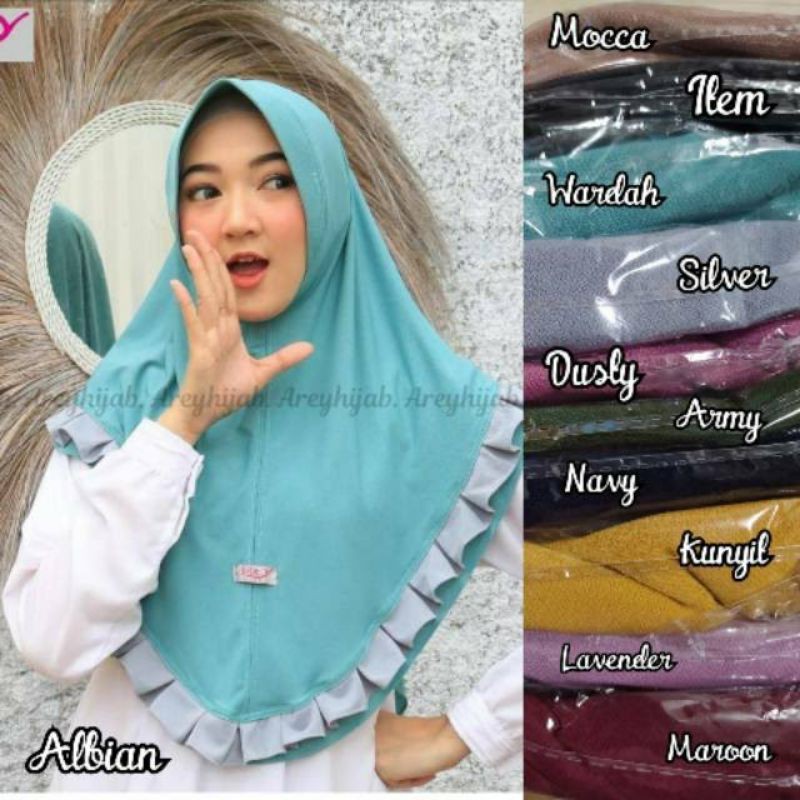 hijab instan arey albian by arey hijab