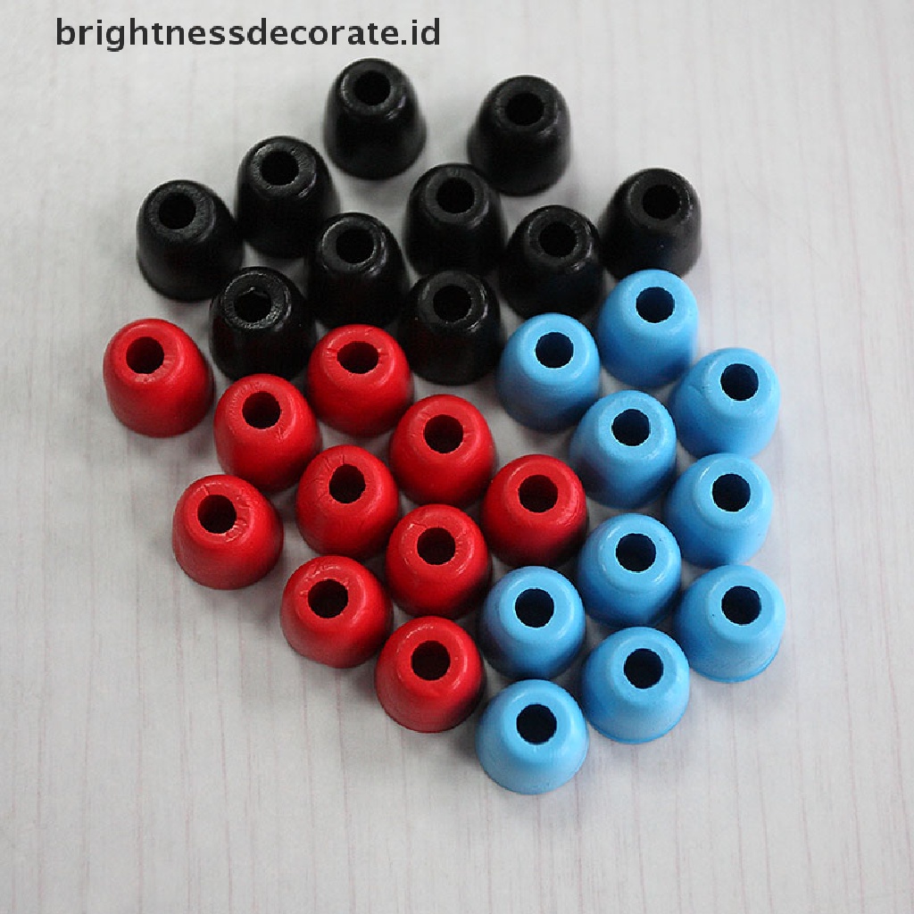 (Birth) 10pcs Earbud Memory Foam Pengganti Untuk Earphone In-Ear