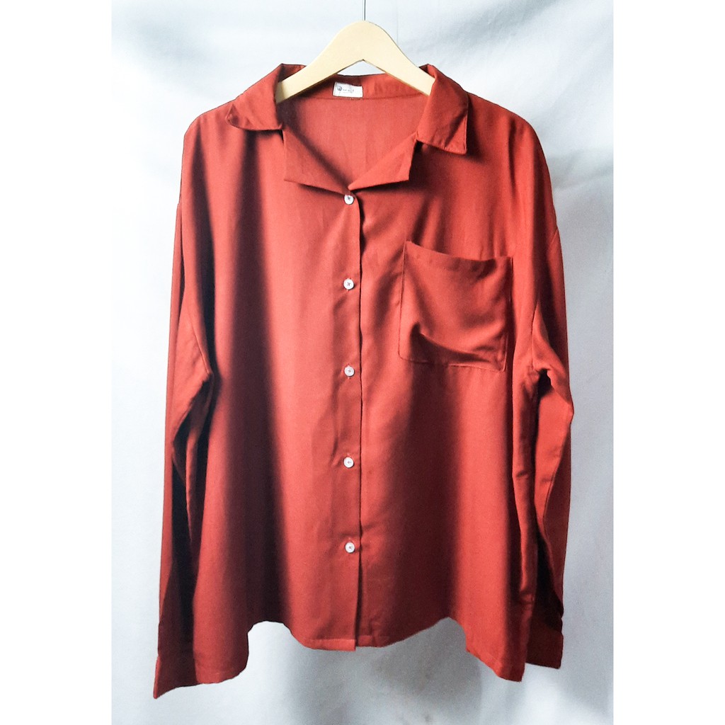 ATASAN JUMBO/ BLOUSE JUMBO LD 130 RAYON BASIC BRICK