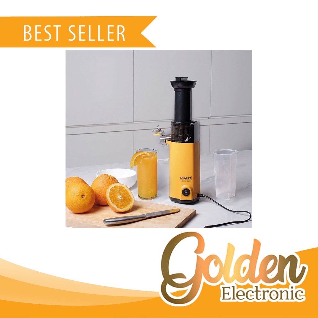 IDEALIFE IL-201SJA Mini Electric Slow Juicer Pemeras Buah dan Sayur Elektrik IL-201 SJA / IL201SJA