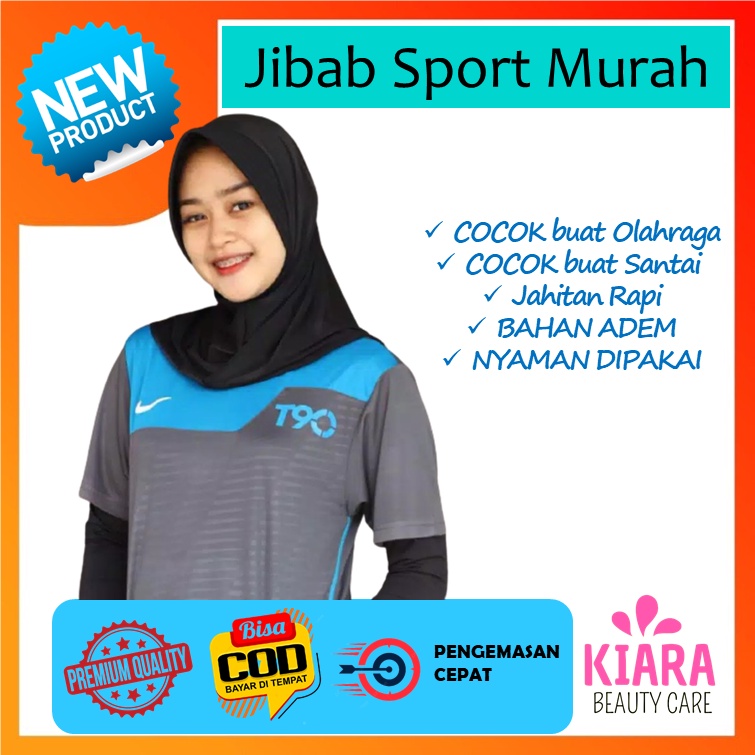 JIBAB SPORT MURAH /Jilbab Lycra Instan Jokowi / Kerudung Wanita / HIJAB ADDIBA SERPOL-1