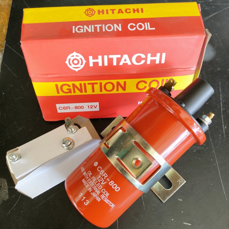 Coil Ignition Coil Kaki 2 Long Hitachi 12v Universal