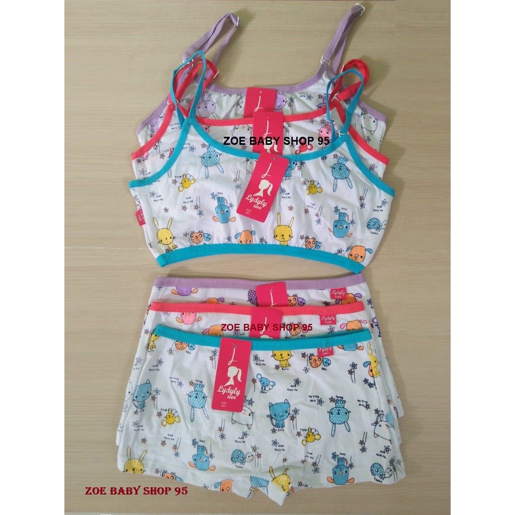 Setelan miniset anak lydyly MZ 108 | Miniset lydyly MZ108 | Kaos dalam anak | Tangtop anak