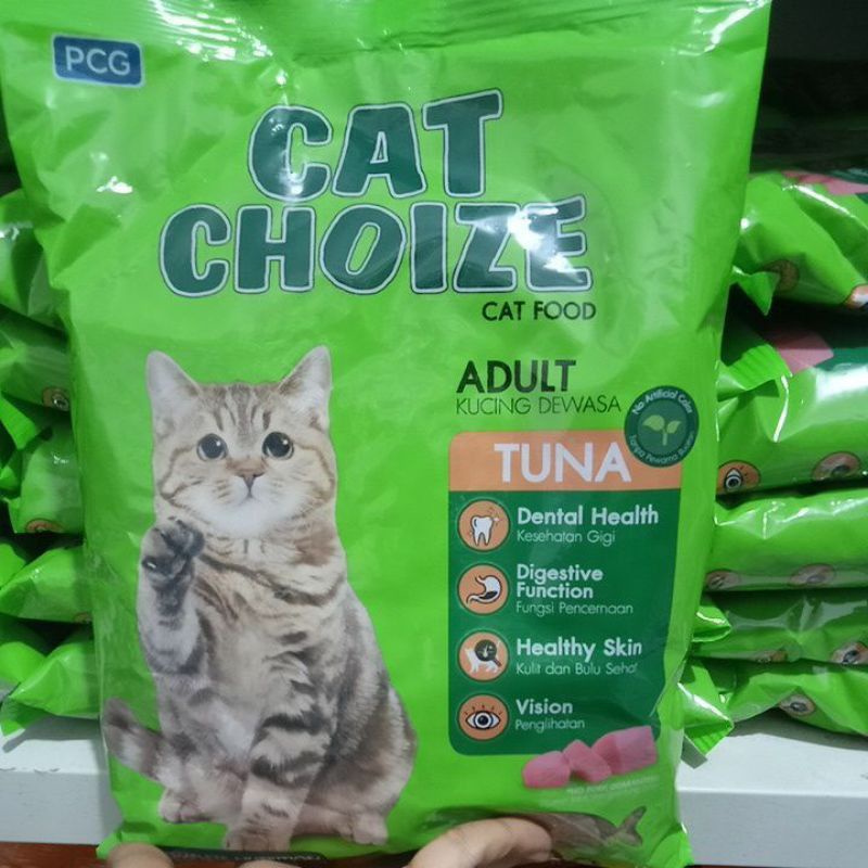 CAT CHOIZE ADULT  || FRESHPACK TUNA DAN SALMON  DRYFOOD 800 GRAM