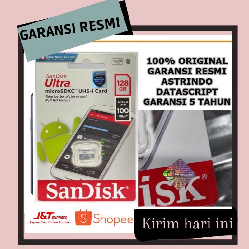 Micro SD 128 GB SD Micro 128GB Original garansi resmi