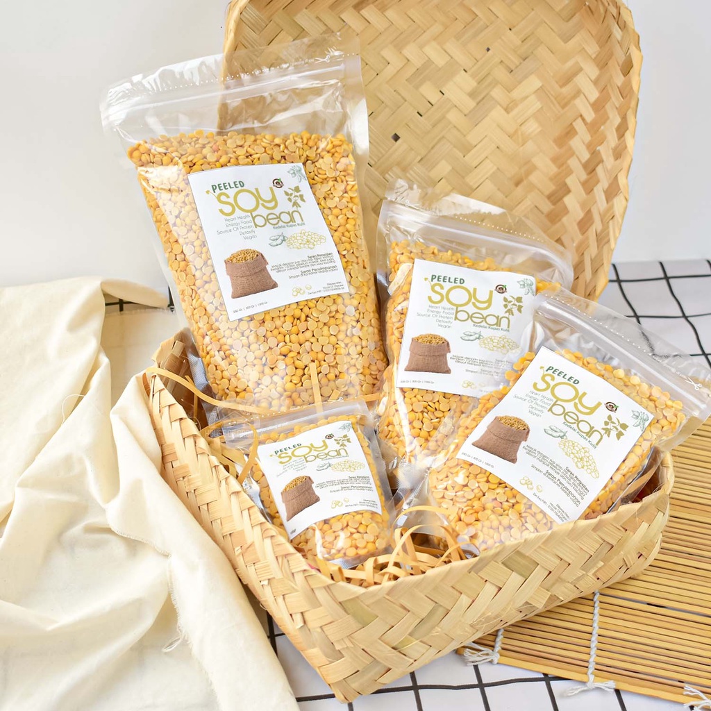 House Of Organix Peeled Soy Bean / Kedelai Kupas Kulit 500 Gr